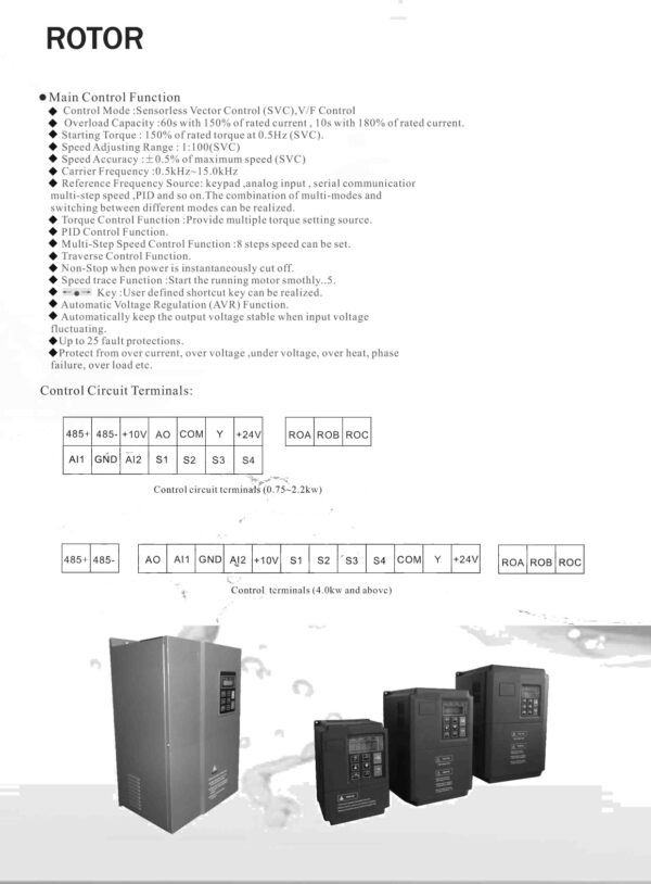 ROTOR B503 Inverter